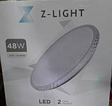 Накладний світильник світлодіодний люстра LED Z-Light ZL70006 48W 3000K-6500K з пультом, фото 2