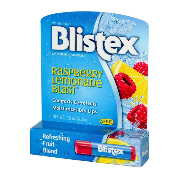 Захисний бальзам-стик для губ Blistex Lip Protectant SPF15 Raspberry Lemonade Blast Малина-Лимонад