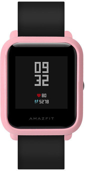 Захисний чохол Sikai для Xiaomi Amazfit Bip / Lite пластиковий Рожевий 1098P