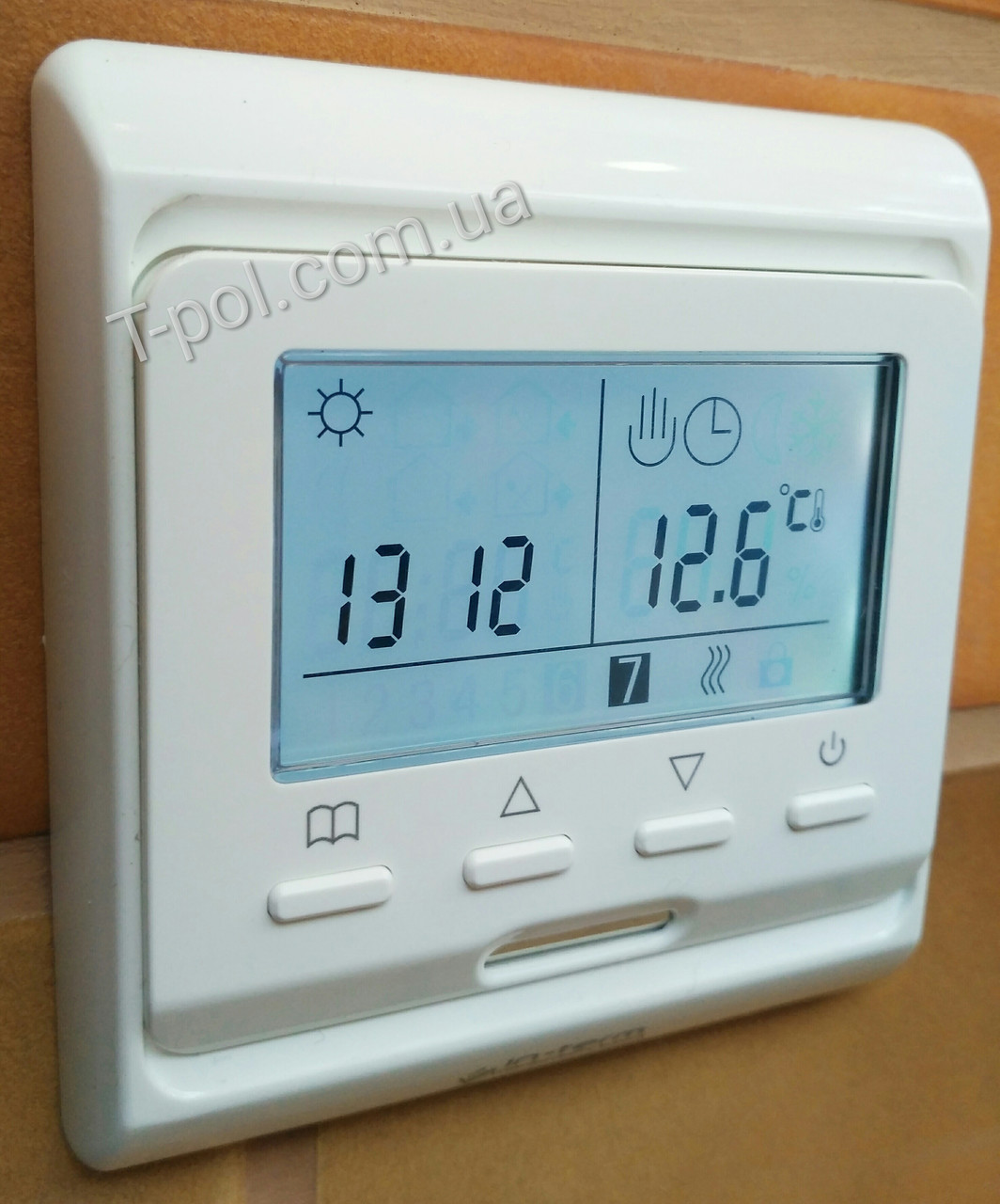 Програмований Терморегулятор e-51 для теплої підлоги та автономного опалення
