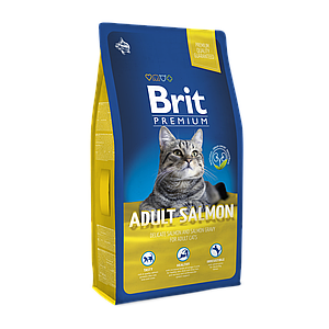 Корм Бріт Преміум Кет Brit Premium Cat Adult для котів з лососем 1,5 кг