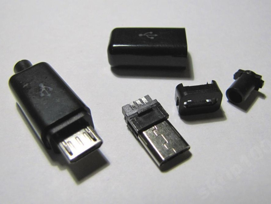 Штекер USB MicroUSB Розбірний Мікро ЮСБ Роз'єм