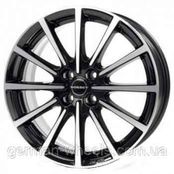 Диски Borbet BL4 колір Black Polished параметри 7J x 17" 4 x 98 ET 35