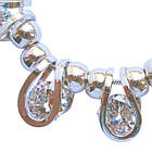 Кольє Намисто під Біле Золото Кришталеві Краплі Довжина 42 см+5 см, Біжутерія, фото 3