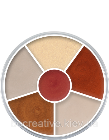 Глянцевий театральний грим CREAM COLOR CIRCLE INTERFERENZ, 6 відтінків