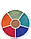 Глянцевий театральний грим CREAM COLOR CIRCLE INTERFERENZ, 6 відтінків, фото 3