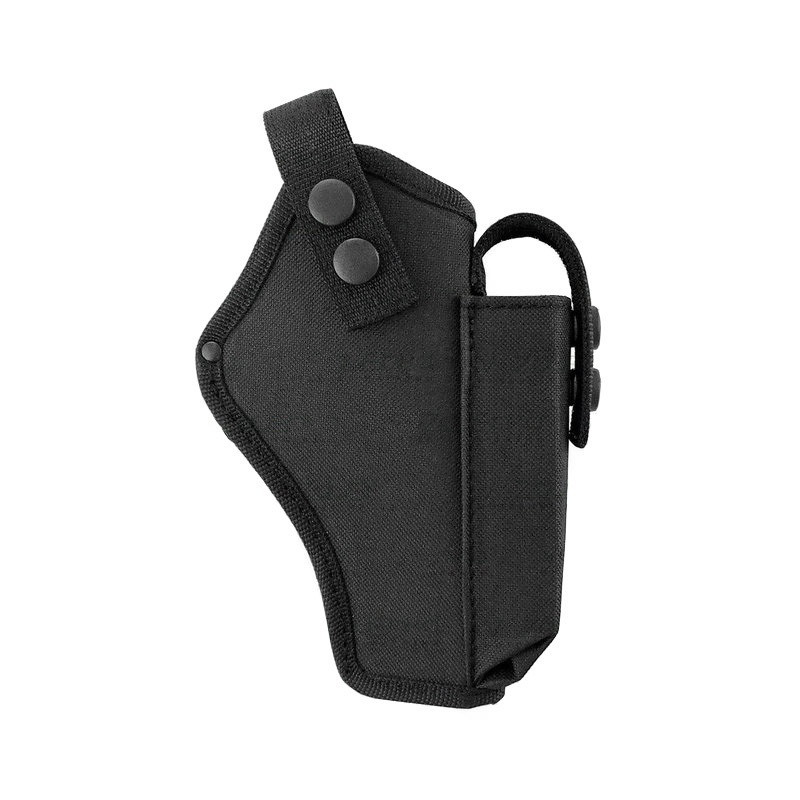 Кобура поясна АПС з чохлом під запасний магазин. Синтетика oxford 600d чорна., фото 1