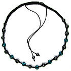 Кольє Шамбала 7+14, Колір Бусин Бірюза, фото 2