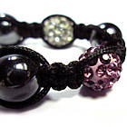 Кольє Шамбала 7+14, Колір Намистин Рожеві та Білі, фото 2