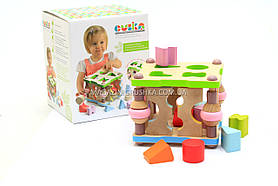 Дитячий дерев'яний Сортер від Cubika(Кубики) 11612. Дерев'яні еко іграшки