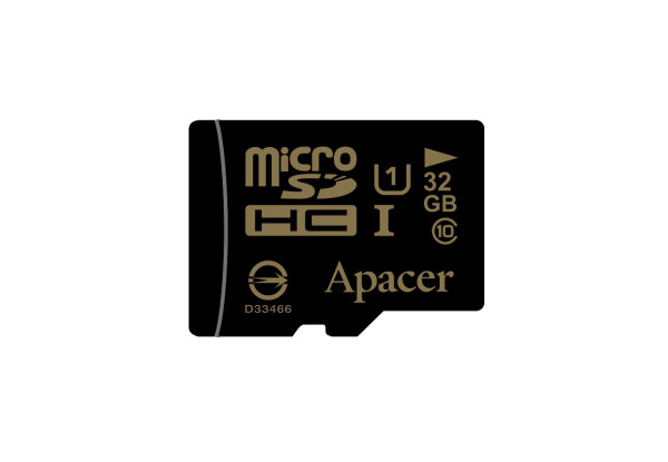 Карта пам'яті Apacer microSDHC UHS-I 32GB сlass10+SD (AP32GMCSH10U1-R)