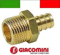 Прямой фитинг с наружной резьбой Giacogest 1/2"x1/2"М - фото 1 - id-p686664564