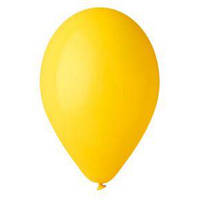 Шар воздушный желтый пастель Gemar 3 дюйма 8 см 100 шт уп