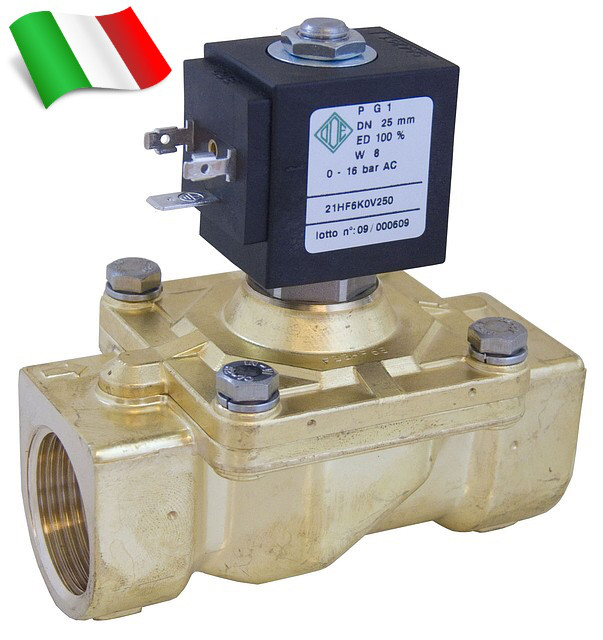 Електромагнітний клапан для пари 21HF8KOE400 (ODE, Italy), G1 1/2, фото 1