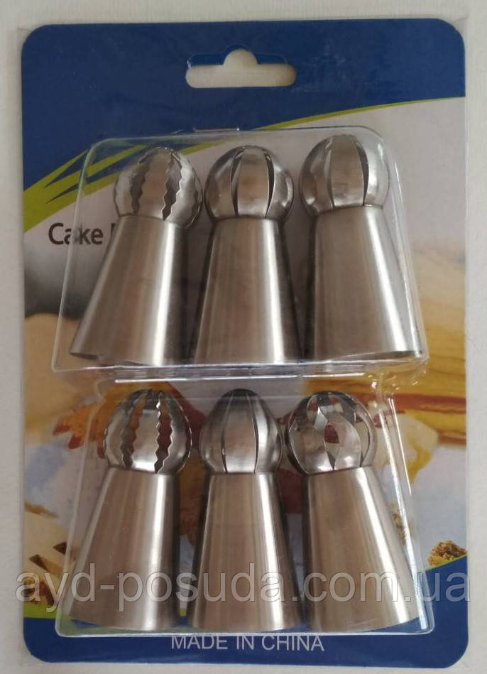 Кондитерські насадки 6P135 арт. 13-15