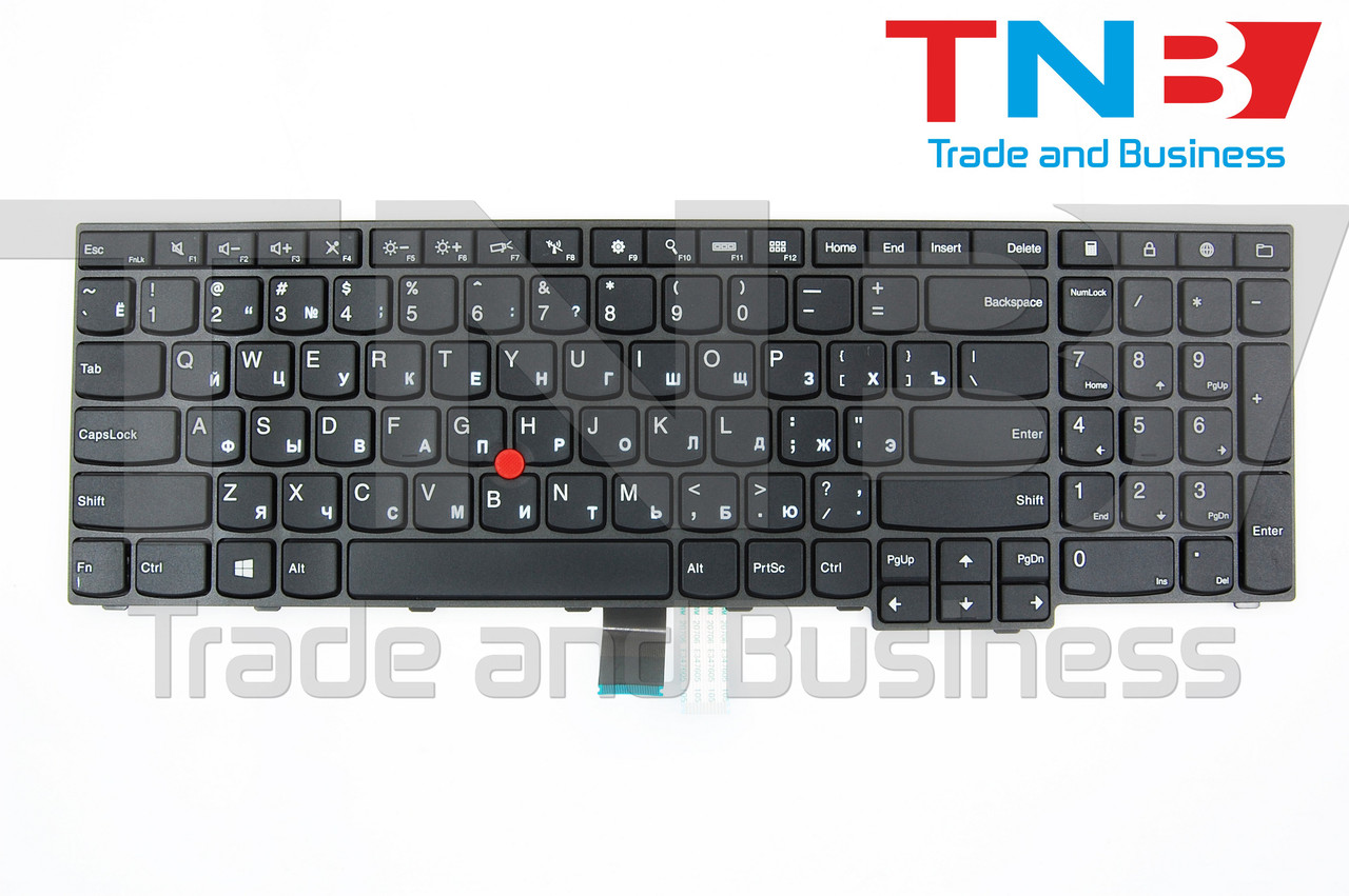 Клавіатура Lenovo ThinkPad Edge E565 чорна с трекпоинтом RUUS