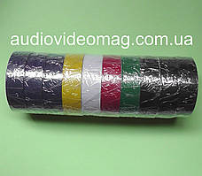 Набір кольорової ізоляційної стрічки (10 шт. по 11 метрів)