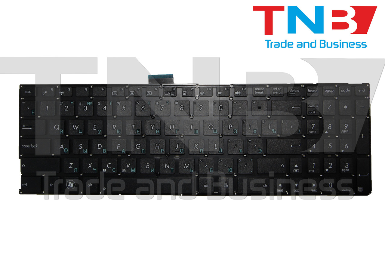 Клавіатура ASUS X553 X553M X553MA K553M K553MA F553 series чорна без рамки RUUS