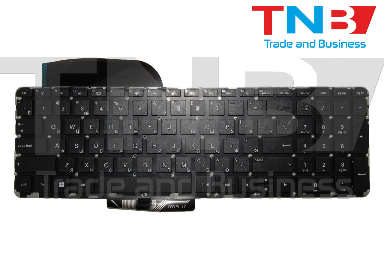 Клавіатура HP Pavilion 15-P чорна без рамки
