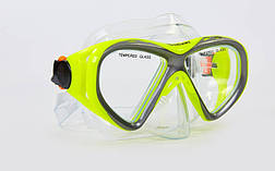 Набір для плавання підлітковий маска з трубкою M258-SN93-PVC (10-16 років, томускло, PVC, кольору в ас.), фото 2
