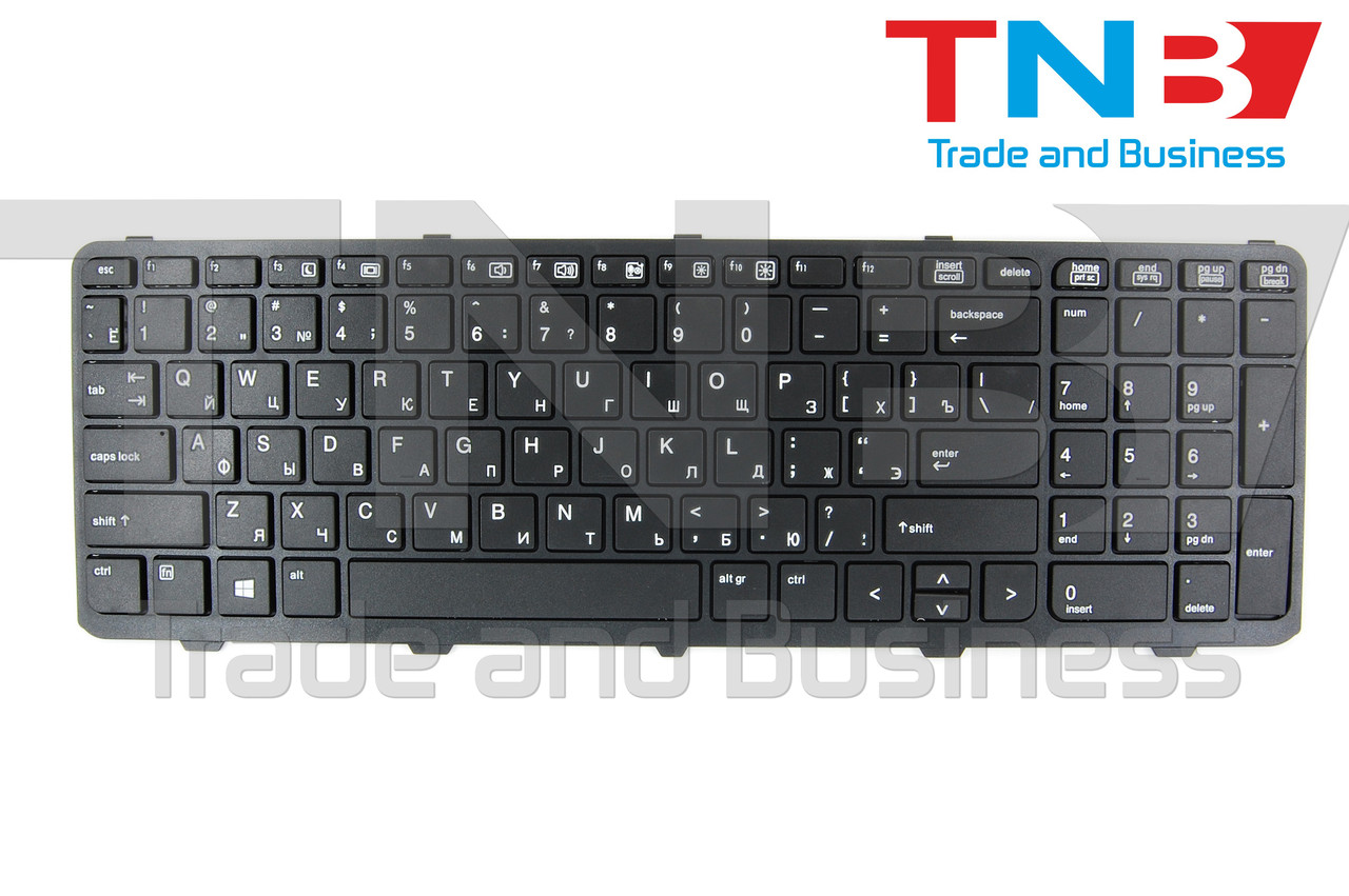 Клавіатура HP ProBook 455 G0 G1 G2 470 G0 G1 G2 650 G1 655 G1 Black+Black