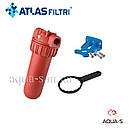 Фільтр-колба для гарячої води Atlas Filtri Plus Hot 3P 3/4" 80° (Висота 20") (Італія) ZA115P519, фото 2