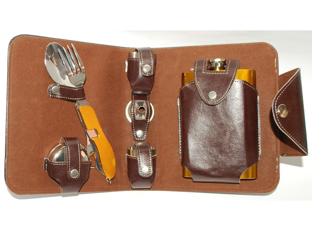 Набір з флягою в барсетці: фляга 270 мл, фото 1