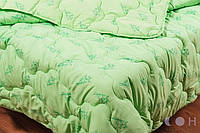 Полуторное бамбуковое одеяло Лери Макс зеленого окраса