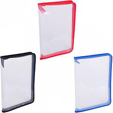 Папка-пенал А4 на блискавці, прозора