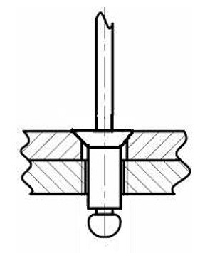 Заклепка DIN 7337 купити