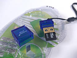 Мінікартидер для microSD карт пам'яті Siyoteam SY-T95 синій