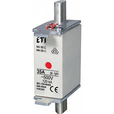 Запобіжники NH (характеристика gl/gG, 120kA, 500V)