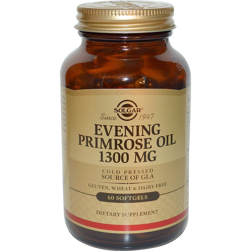 Evening Primrose Oil 1300 mg Solgar 60 Softgels