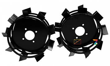 Грунтозацепи до мотоблока (залізні колеса) Ø 450 мм зі смуги/мотоблока/мотоблока/мотоблока