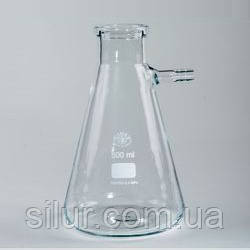 Колба Бунзена 1000 мл без шліфа (1-1000-35), фото 1