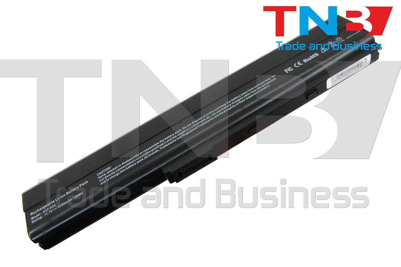 Батарея ASUS A40J A40JA A40JE A40JP K52f-a1 Pro 5IJK Pro5IJC B53E-SO011X 10.8V 5200mAh, фото 1
