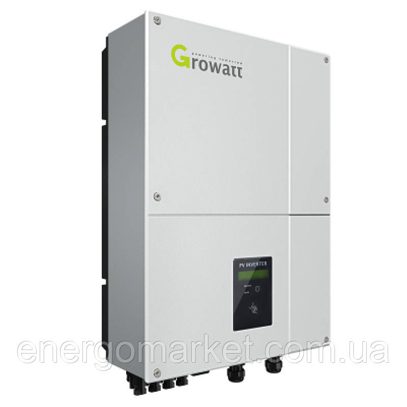 Інвертор напруги мережевий GROWATT 5000MTLS (4.6 кВт, 1-фазний, 2 МРРТ)