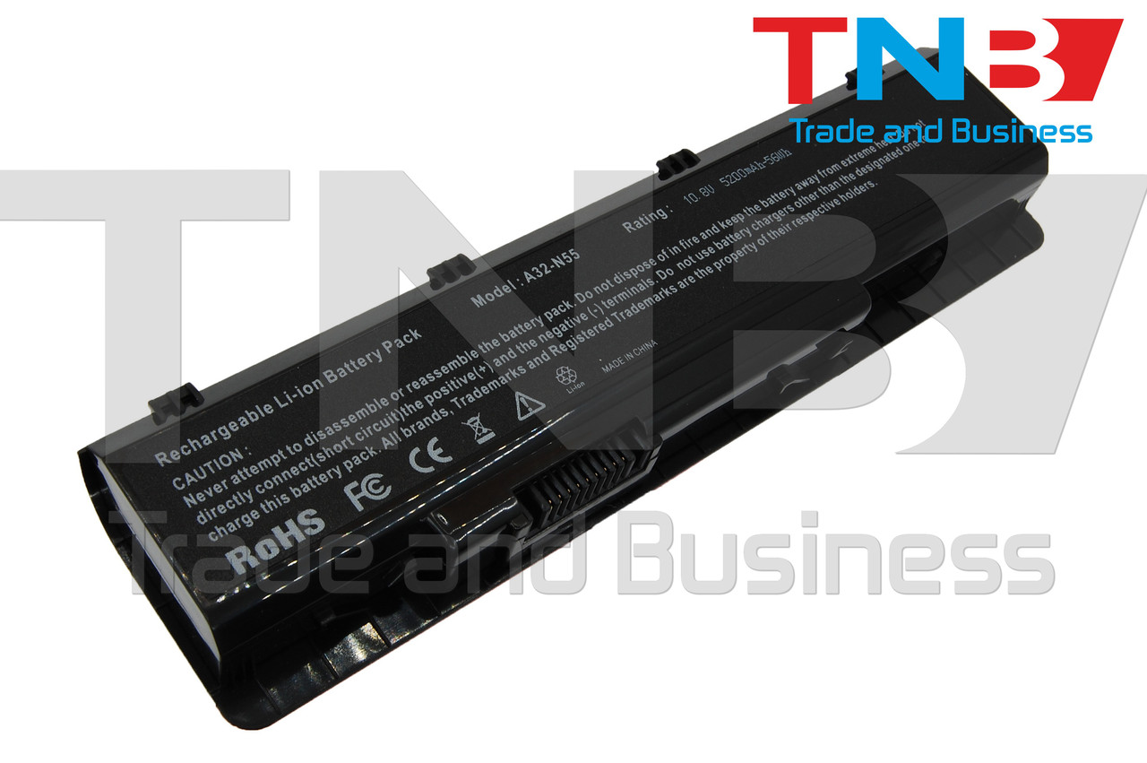 Батарея ASUS N45 N45E N55 N55E N55S N55SF N55SL N75 11.1V 5200mAh