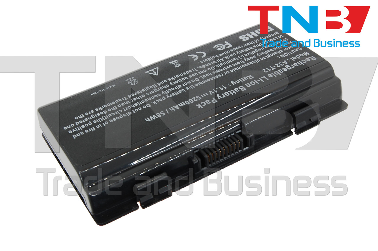 Батарея ASUS X51 X51H X51L X51R X51RL T12C T12ER T12JG T12MG A32-X51 A32-T12 90-NQK1B1000Y 10.8V 5200mAh