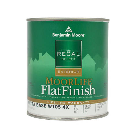 Фасадна фарба Regal® Select MoorLife Flat Finish, Benjamin Moore, 0,946 л, фото 2