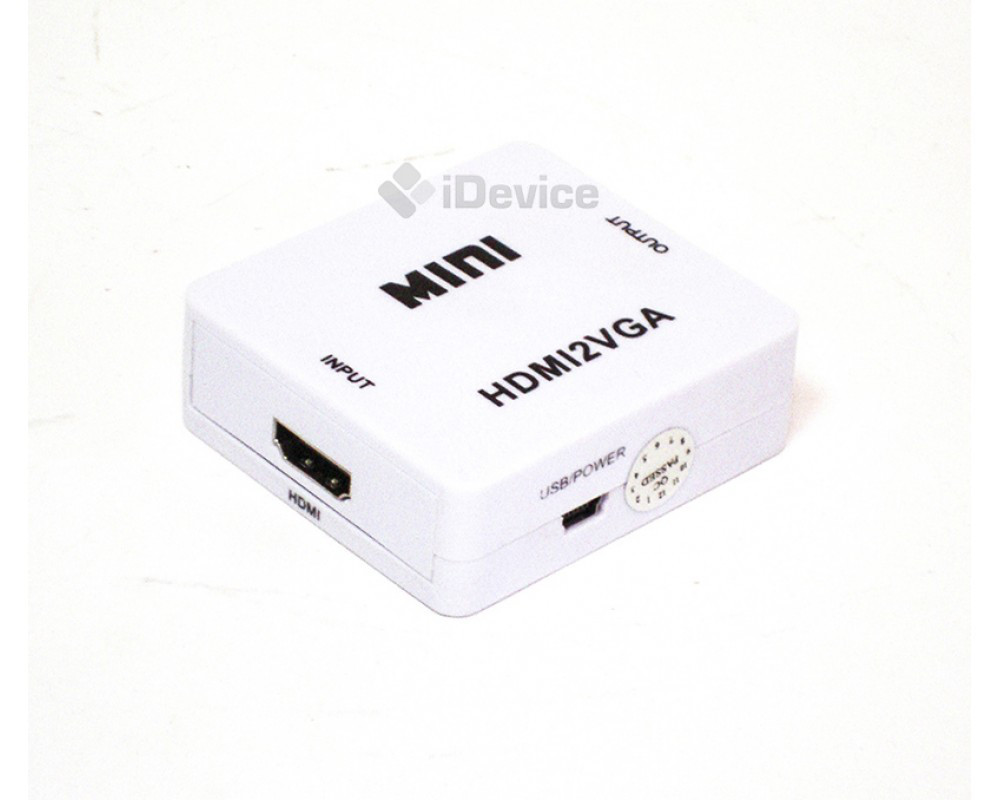 Конвертер HDMI у VGA + аудіо