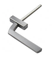 Ручка віконна з вузькою розеткою, срібло, RAL 9006.