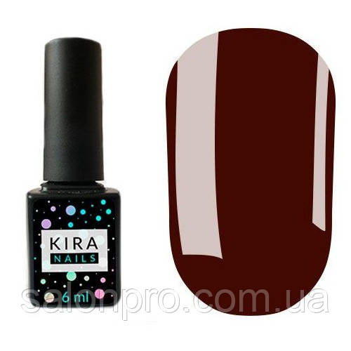 Гель-лак Kira Nails №039 (коричневий, емаль), 6 мл
