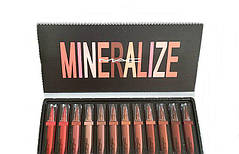 Рідка помада Mac Mineralize Gass Brillant Lipstick 12 штук в наборі, фото 3