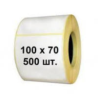 Термоэтикетка 100х70 намотка 500 для принтера Godex