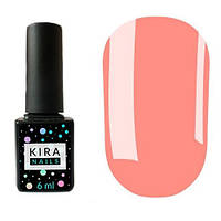 Гель-лак Kira Nails №059 (насыщенный, лососево-розовый, эмаль), 6 мл