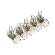 Клемник кінцевий 5 x 1/2,5 мм (5шт. В секції)