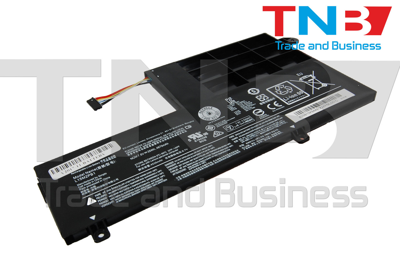 Батарея LENOVO 310-15ISK 510-15ISK 510-15IKB L15L2PB1 5B10K84491 7.5V 4670mAh ОРИГІНАЛ Тип1