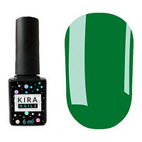 Гель-лак Kira Nails №078 (зеленый, эмаль), 6 мл