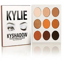 Тіні KYLIE KYSHADOW pressed powder eyeshadow the bronze palette 9 кольорів